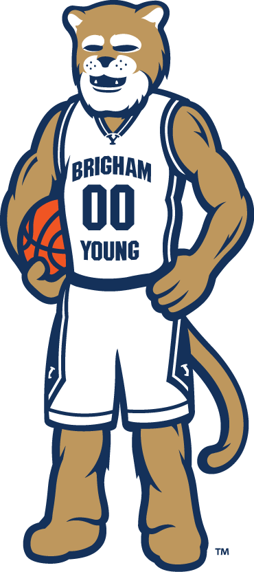 Brigham Young Cougars 2015-Pres Mascot Logo iron on paper